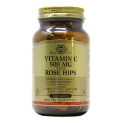 Solgar Vitamina C com Rosa Mosqueta 500 mg - 100 Tabletes | Imunidade e Pele Saudável no Brasil