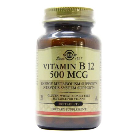 Solgar, Vitamina B12 500 MCG - 100 Comprimidos