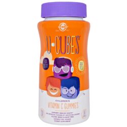 Solgar U-Cubes Vitamina C para Crianças 250 mg - 90 Gomas para Imunidade Infantil