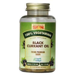 Cápsulas de Óleo de Groselha Preta Health From The Sun: Saúde e Bem-Estar em 60 Cápsulas Vegetarianas