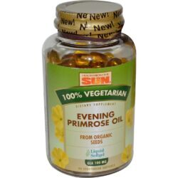 Óleo de Prímula Orgânico Health From the Sun 90 Cápsulas Vegetarianas - Saúde da Mulher