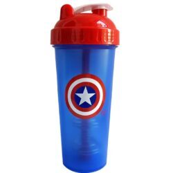PerfectShaker Coqueteleira Série Heróis Capitão América 28 oz (750ml) - Sua Aliada na Hidratação