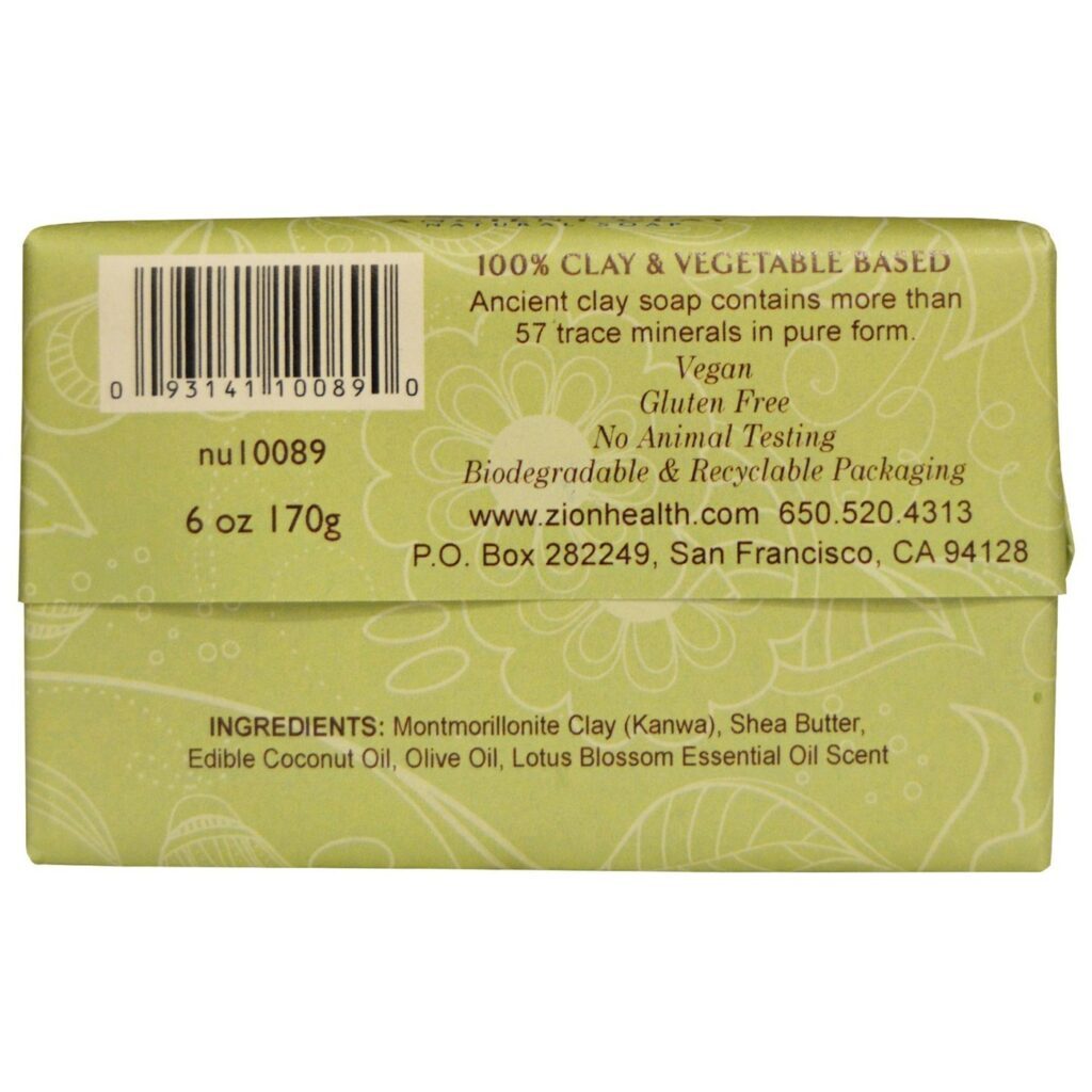 Sabonete de Argila Zion Health Song Bird 170g - Higiene Natural e Renovadora - Imagem 2