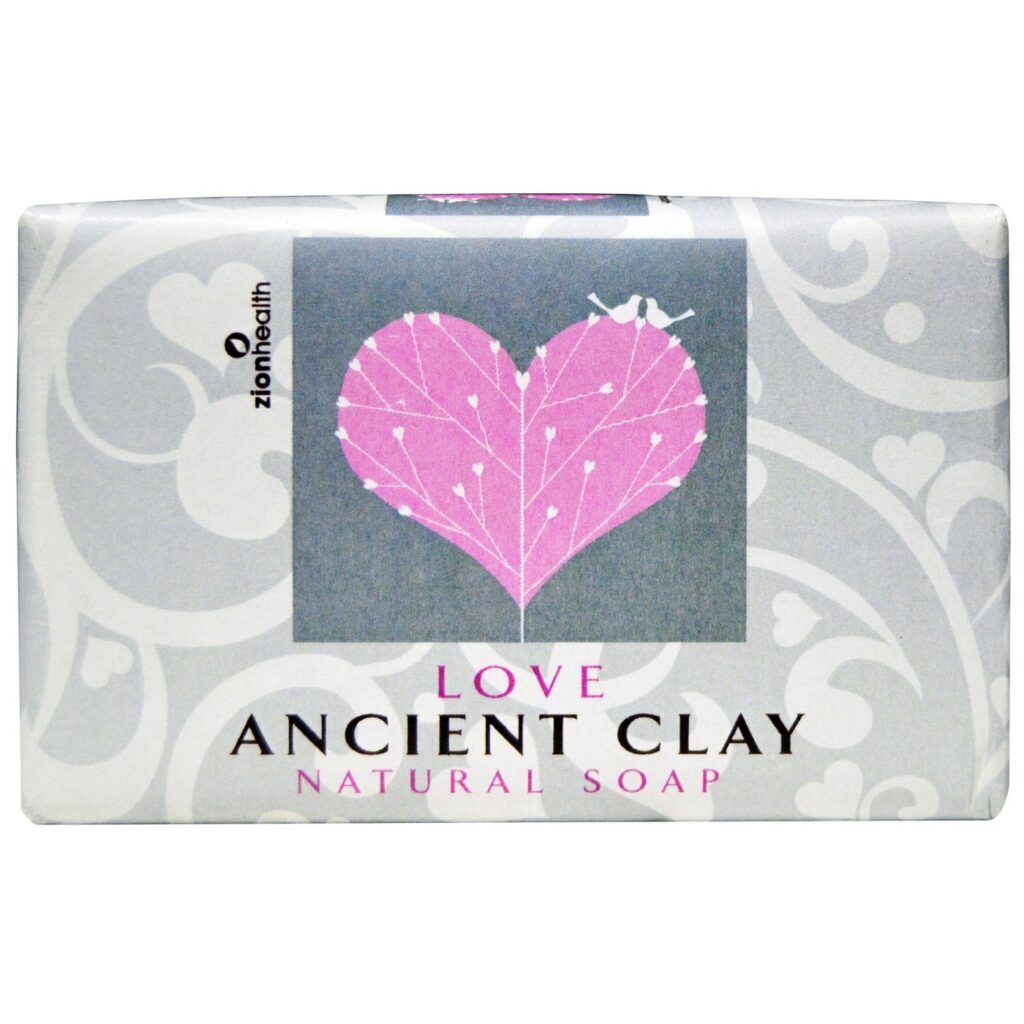 Zion Health Clay Soap, Bom Amor - Sabonete de Argila 170g (6 oz)