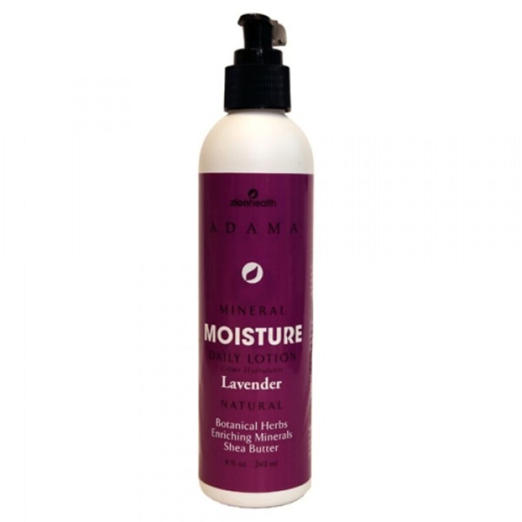 Loção Hidratante Zion Health Moisture Intense Diária Lavanda - 227g (8 oz)