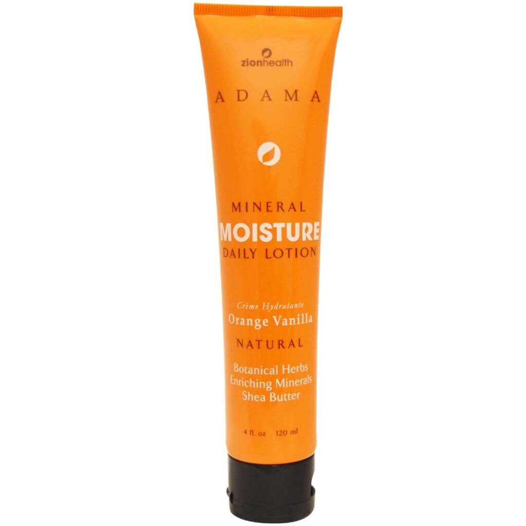 Zion Health Loção Hidratante Intensa Diária, Baunilha e Laranja - 118ml (4 oz)