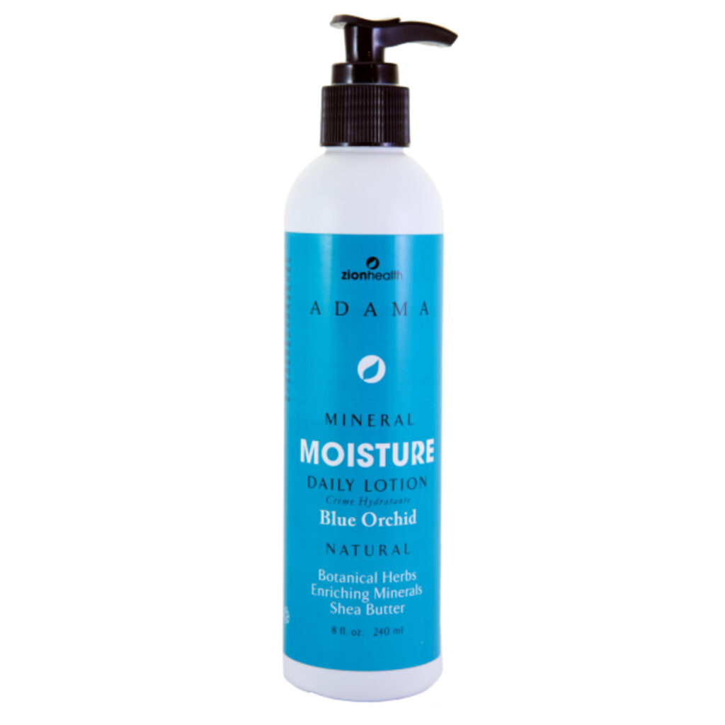 Zion Health Moisture Intense Daily Lotion, Orquídea Azul - Hidratante Diário 237ml