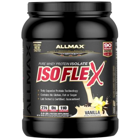 AllMax Nutrition, Isoflex® - Sabor Baunilha - 425g (15 oz)