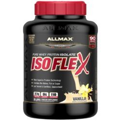 AllMax Nutrition Isoflex Baunilha - 2270g (80 oz) Proteína Isolada de Alta Pureza