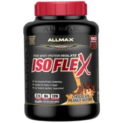 AllMax Nutrition Isoflex Proteína Isolada Sabor Manteiga de Amendoim - 2270g