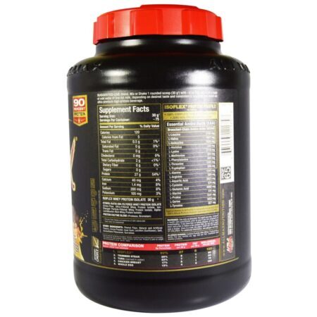 AllMax Nutrition Isoflex Proteína Isolada Sabor Manteiga de Amendoim - 2270g - Imagem 2