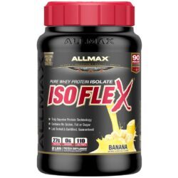AllMax Nutrition Isoflex Banana 907g - Proteína Isolada Pura para Máxima Performance