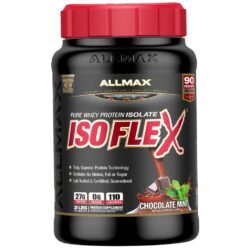 AllMax Nutrition Isoflex Chocolate Menta 907g - Whey Protein Isolado Puro
