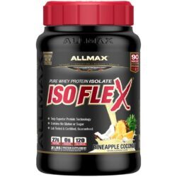AllMax Nutrition Isoflex Whey Protein Isolado Abacaxi Coco 907g - Pronta Entrega Brasil