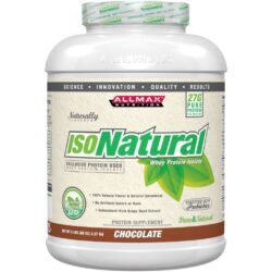 AllMax Nutrition Isonatural Chocolate 2270g - Whey Isolado Puro