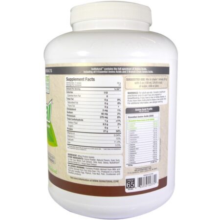 AllMax Nutrition Isonatural Chocolate 2270g - Whey Isolado Puro - Imagem 2