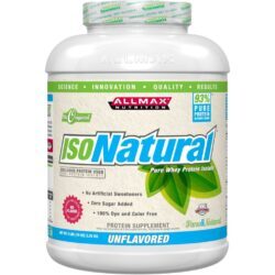 Whey Protein Isolado Isonatural™ AllMax Nutrition Sem Sabor 2.25kg - Pureza e Potência Máxima
