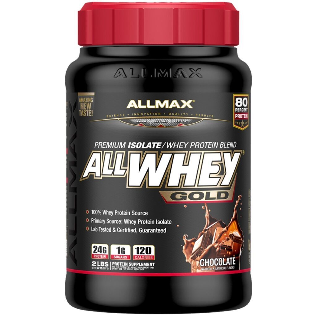 Allwhey Gold Chocolate 907g - Proteína Isolada e Concentrada AllMax Nutrition
