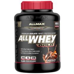 Allwhey Gold Chocolate 2,27kg AllMax Nutrition: Proteína Isolada e Concentrada Premium