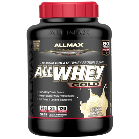 AllMax Nutrition, Allwhey Gold, Baunilha Francesa - 2,27 kg