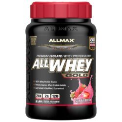 AllMax Nutrition Allwhey Gold Morango 907g - Whey Protein Isolado e Concentrado