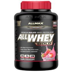 AllMax Nutrition Allwhey Gold Morango - 2270g: Whey Protein Isolado e Concentrado de Alta Pureza