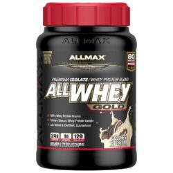 AllMax Nutrition Allwhey Gold Cookies & Cream 907g - Whey Protein Isolado e Concentrado