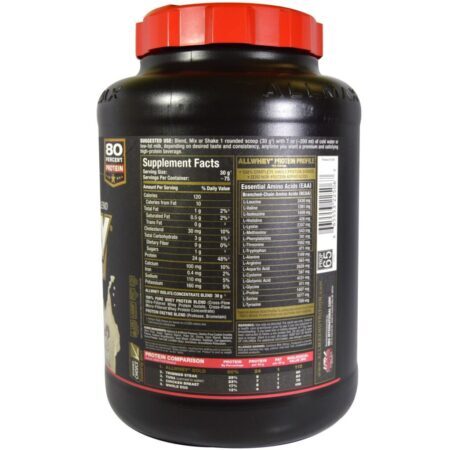 Whey Protein Concentrado AllMax Nutrition Allwhey Gold Cookies & Cream - 2.27kg - Imagem 2