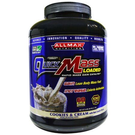 AllMax Nutrition QuickMass, Cookies & Creams - 6 lbs