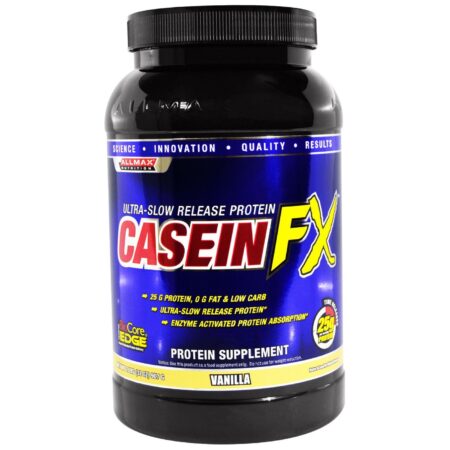 AllMax Nutrition, CaseinFX™ - Sabor Baunilha - 907g (32 oz)