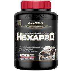 AllMax Nutrition Hexapro Cookies & Creams - 2,5 Kg: Proteína Completa para Seus Objetivos