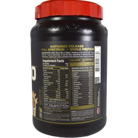 AllMax Nutrition Hexapro Proteína Isolada e Concentrada Manteiga de Amendoim e Chocolate - 1.36kg - Imagem 2