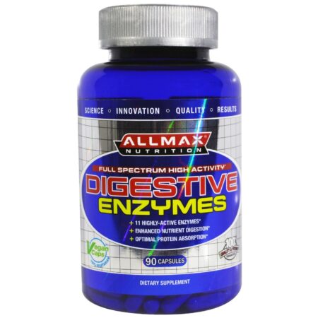 AllMax Nutrition, Enzimas Digestivas - 90 Cápsulas