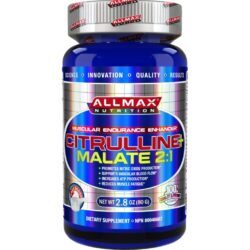 AllMax Nutrition Malato de Citrulina 2:1 - 80g: Pré-Treino e Recuperação Muscular