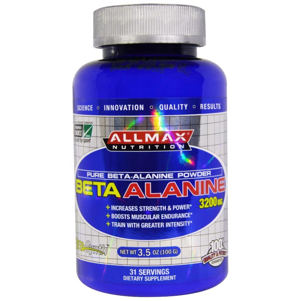 AllMax Nutrition Beta-Alanina - 100 mg: Potencialize Seu Desempenho e Resistência Muscular