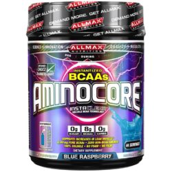 AllMax Nutrition Aminocore BCAA Instantizado Sabor Framboesa Azul - 462g