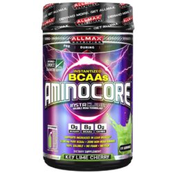 AllMax Nutrition Aminocore BCAA Instantizado Sabor Lima Cereja - 1165g