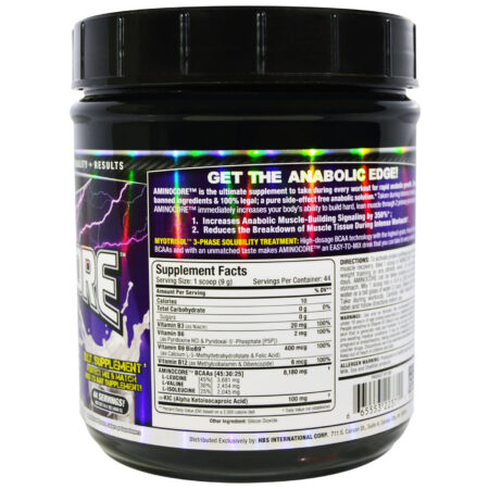 AllMax Nutrition Instantized BCAA Aminocore, Sem sabor - 13.1 oz - Image 2