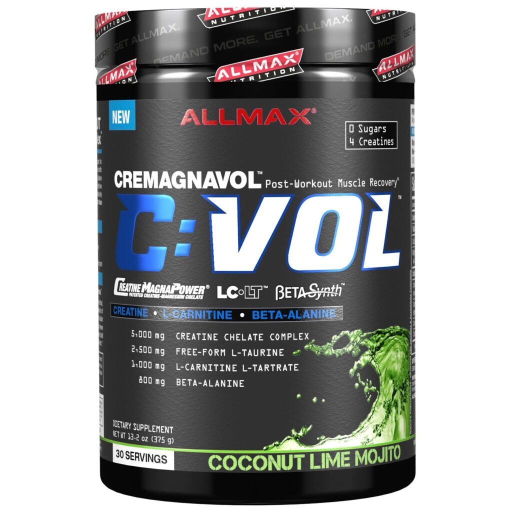 AllMax Nutrition CVOL, Bebida Energética Sabor Mojito de Limão e Coco - 374g