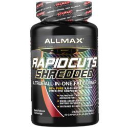 AllMax Nutrition Rapidcuts Shredded Queimador de Gordura - 90 Cápsulas: Potencialize Sua Definição Muscular