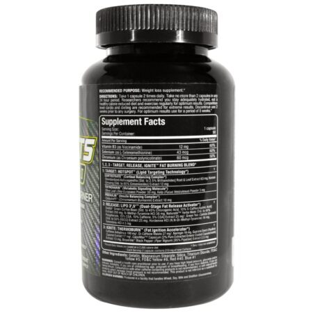 AllMax Nutrition Rapidcuts Shredded Queimador de Gordura - 90 Cápsulas: Potencialize Sua Definição Muscular - Imagem 2