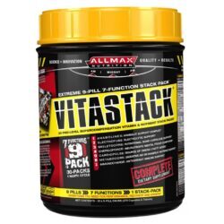 AllMax Nutrition Vitastack Multivitamínico Masculino - 30 Pacotes: Energia e Vitalidade para o Homem Moderno