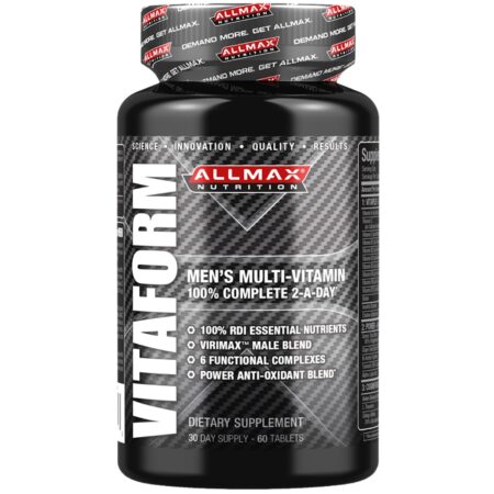 AllMax Nutrition, Vitaform - Multivitamínico para Homens - 60 Tabletes