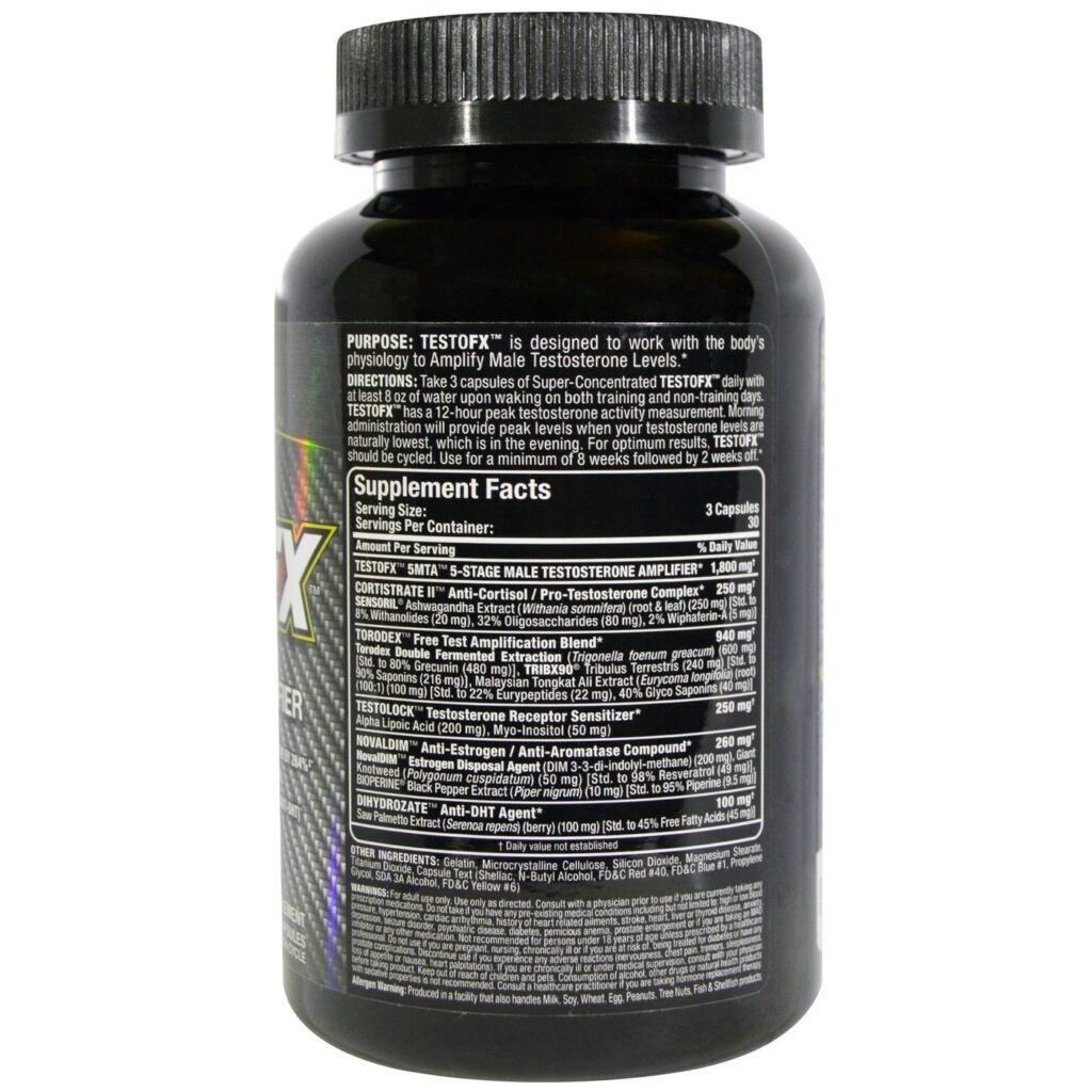 AllMax Nutrition TestoFX™ 90 Cápsulas: Potencializador Natural para o Desempenho Masculino no Brasil - Imagem 2