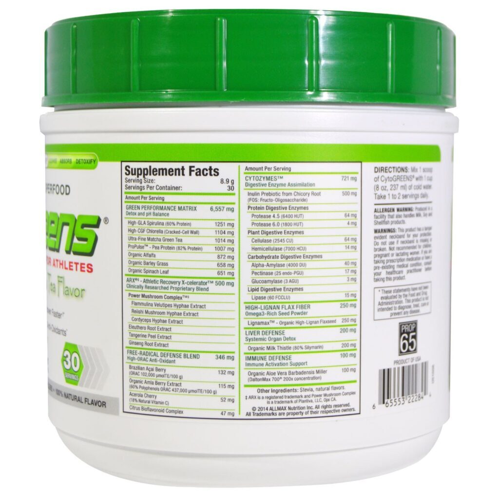 NovaForme CytoGreens Chá Verde Açaí Berry - 266g | Energia e Bem-Estar - Imagem 2