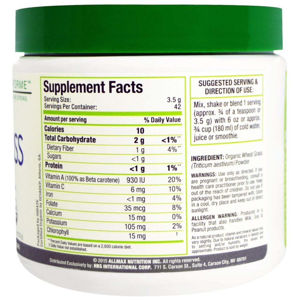 Pó de Trigo Verde NovaForme 155g: Puro Superalimento para sua Saúde - Imagem 2