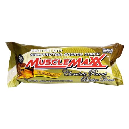 MuscleMaxx, Barra de Proteína, Sonho de Manteiga de Amendoim e Chocolate - 12 Barras - 57 g (Cada) - Image 2