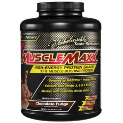 MuscleMaxx High Energia + Construção Muscular Proteína Sabor Doce de Chocolate - 2270g (80 oz)
