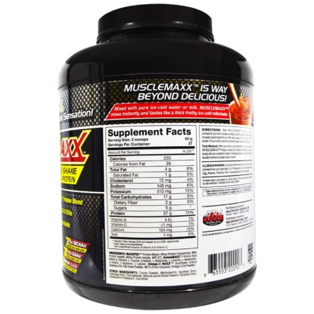 MuscleMaxx High Energia + Muscle Building Proteína, Doce de chocolate - 80 oz - Image 2