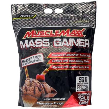 MuscleMaxx Mass Gainer, Doce de chocolate - 12 lbs